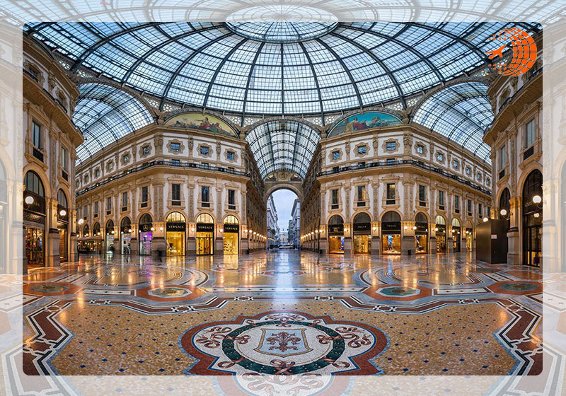 گالری ویتوریو امانوئل ( Galleria Vittorio Emanuele II )