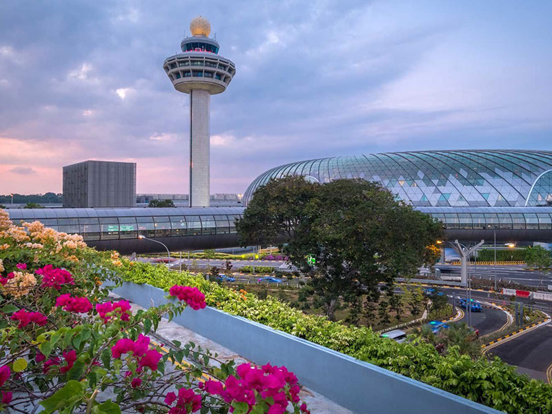 فرودگاه چانگی سنگاپور، وسیع به اندازه یک شهر