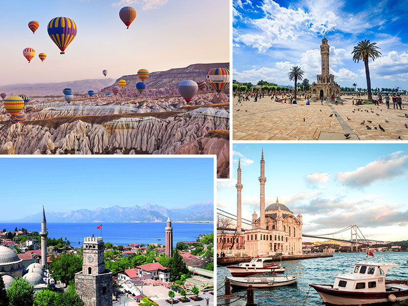 بهترین شهرهای ترکیه برای سفر