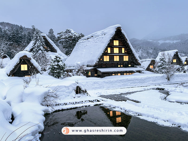 طبیعت برفی شگفت‌ انگیز