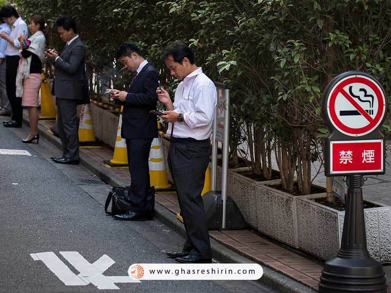 عدم استعمال دخانیات در خیابان‌ ها